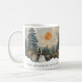 Verset Biblique 2 Corinthiens 5:7 Mug Rivière de F (Gauche)