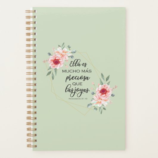 verset biblique espagnol Proverbios 31:10 (Devant)