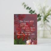 Verset biblique Exode 14:14 Carte postale (Debout devant)