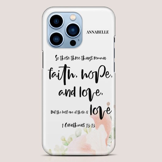 Verset biblique floral