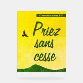 Verset biblique français | Motivation Chrétienne (Recto)