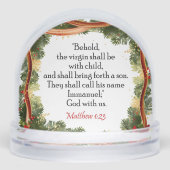 Verset biblique personnalisé de Noël avec photo de (Avant)