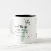 Verset biblique Philippiens 4:13 Mug (Devant gauche)