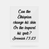 verset biblique sur l'Éthiopie (Recto)