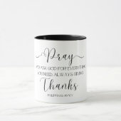 Verset biblique sur Mug (Centre)