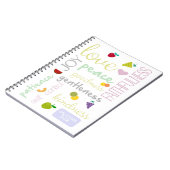 verset de la bible fruit de l'esprit saint carnet (Côté gauche)