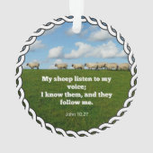 verset de la Bible, Jean 10:27, Mon mouton... (dos)