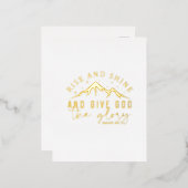 Versets chrétiens pour cartes postales (Recto/Verso)