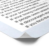 Versets de la Bible Citations de l'écriture Poster (Coin)