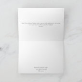 Versets de l'Écriture, Carte de remerciements d'en (Intérieur)