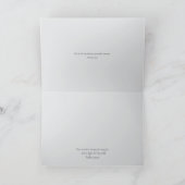 Versets de l'Écriture, Carte de remerciements d'en (Intérieur)