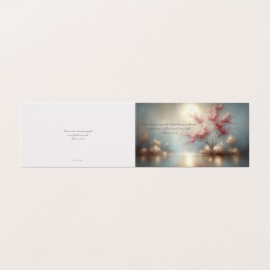Versets d'Écriture, Encouragement - Carte pliée (Outside Unfolded)