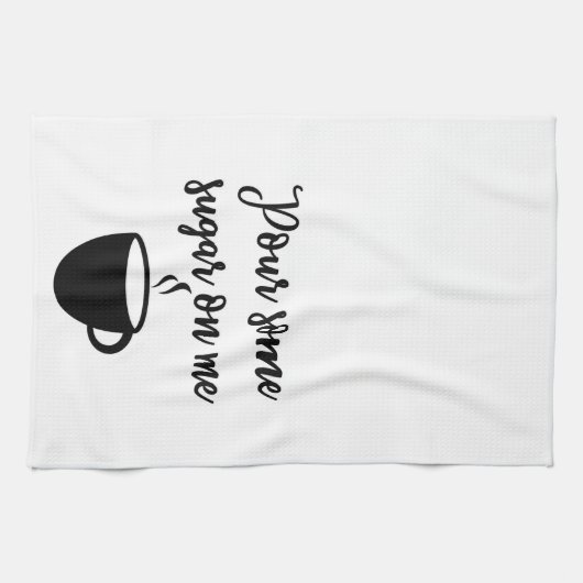 Versez du sucre sur moi serviette (Horizontal)