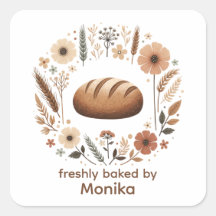 Versgebakken door Custom Bakery Label | Brood