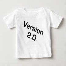 Versie 2.0 shirt Kinderen/Baby Geek