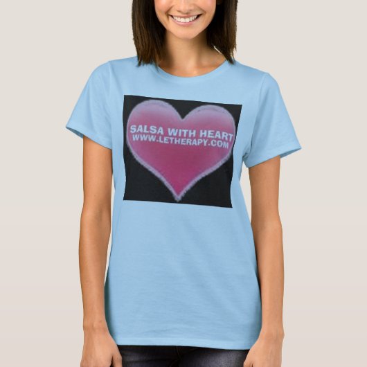Versie 2 SALSA MET HART T-SHIRT (Voorkant)