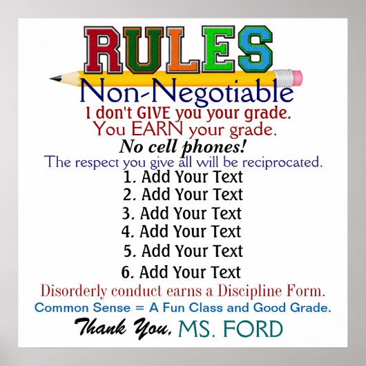 Versie 4 Poster van leerkrachten op school (Voorkant)