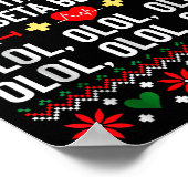 Versier de hal met bètablokkers Verpleegster Kerst Poster (Hoek)