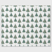 Versier de kerstboom cadeaupapier (Vlak)