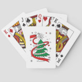 Versier de kerstboom | Vakantie Pokerkaarten (Achterkant)