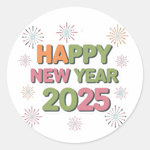 Versier je Stickers voor het nieuwe jaar 2025