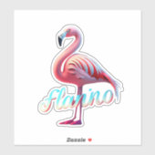 Versier met Flamingo Stickers (Vel)
