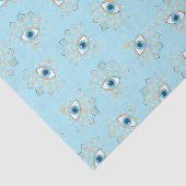 Versierd Grieks Evil Eye Turks Beschermingssymbool Tissuepapier (Detail)