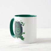 Versierd SLYTHERIN™ Huis Wapen Mok (Voorkant links)