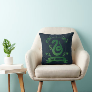 Versierd Wapen van Huis SLYTHERIN™ Kussen