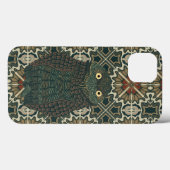 Versierde Burrowing Owl Gouden Bruine Aarde Tonen Case-Mate iPhone Case (Achterkant (horizontaal))