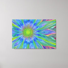 Versierde canvasprint met spanframe canvas afdruk
