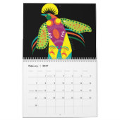 Versierde dieren kalender (Feb 2027)