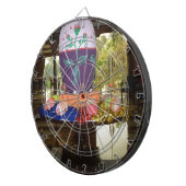 Versierde Easter Egg Art Print Dartbord (Voorkant Rechts)