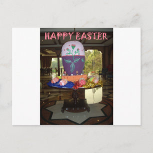 Versierde Easter Egg Art Print Feestdagenkaart