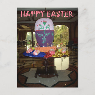 Versierde Easter Egg Art Print Feestdagenkaart