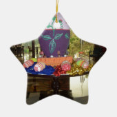 Versierde Easter Egg Art Print Keramisch Ornament (Voorkant)