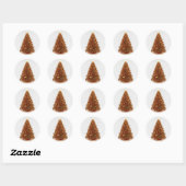 Versierde Kerstboom Ontwerp Sticker (Vel)