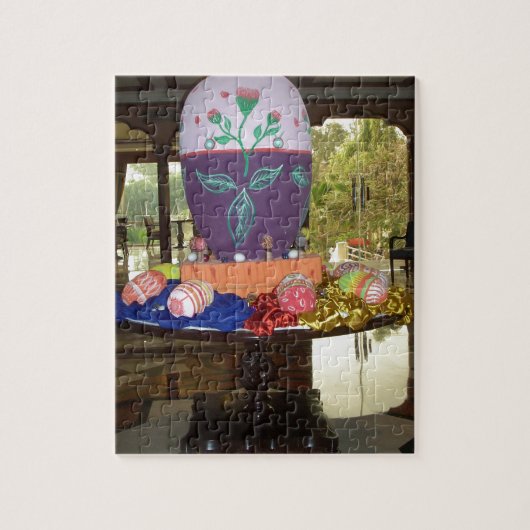 Versierde Pasen Eier Kunstprint Legpuzzel (Verticaal)