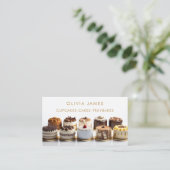 Versierde taarten voor bakkerij chef cake decorato visitekaartje (Staand voorkant)