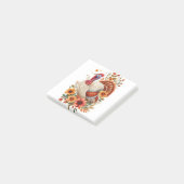 Versierde Thanksgiving-kalkoen  Post-it® Notes (Schuin)