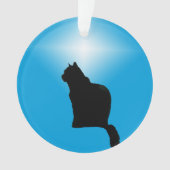 Versiering - Black Cat Silhouette en Star Ornament (voorkant)