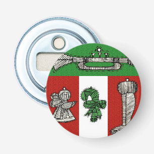 versiering button flesopener