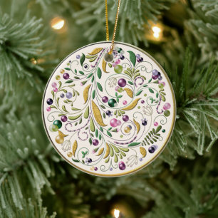 Versiering - Keramiek - Toscaanse cirkel Keramisch Ornament