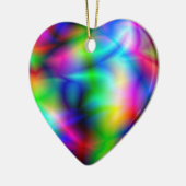 Versiering kleurig keramisch ornament (Links)