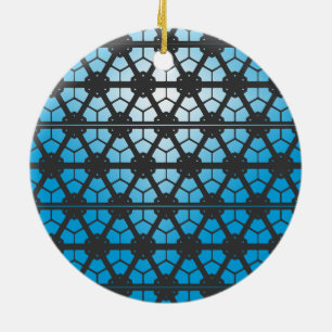 Versiering - loodglas en Star Light Keramisch Ornament