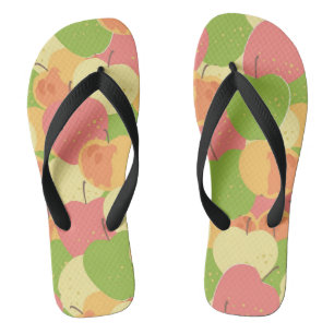 Versiering met appels teenslippers