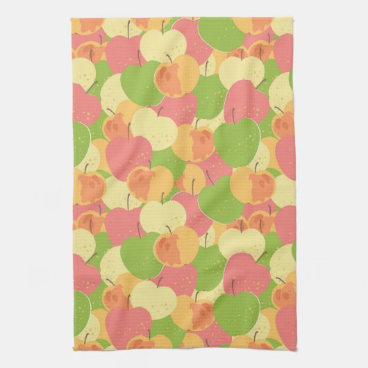 Versiering met appels theedoek (Verticaal)