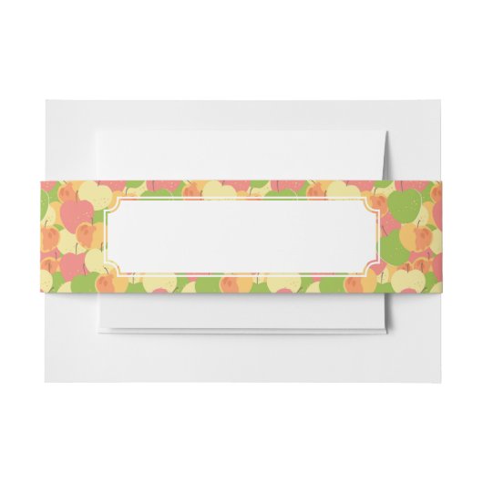 Versiering met appels uitnodigingen wikkel (Voorkant Voorbeeld)