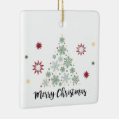 Versiering met de zoete kerstboom keramisch ornament (Rechts)