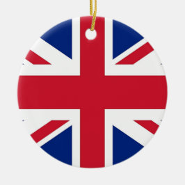 Versiering met vlag van het Verenigd Koninkrijk Keramisch Ornament